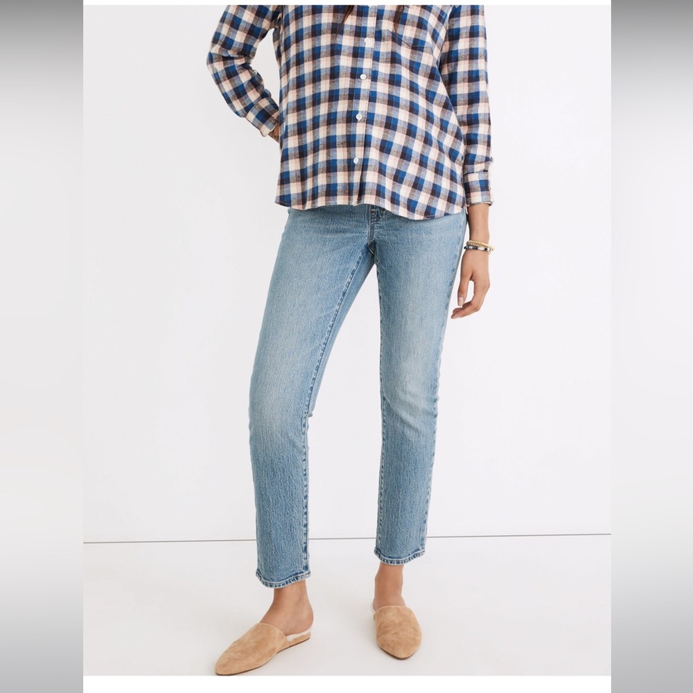 Madewell Maternity Over-the-Belly Perfect Vintage Jeans in Banner Wash size 29